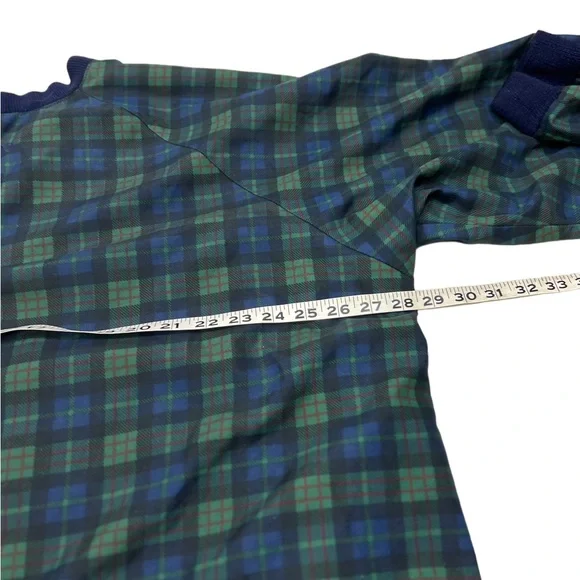 Sunderland Scotland Men Large Plaid Pullover Golf Windbreaker Jacket - Picture 5 of 10